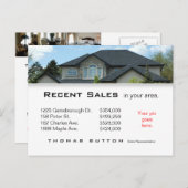 232 Real Anwesen Postkarten Kürzlicher Umsatz Dach (Vorne/Hinten)