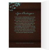 232 Wellness-Center-Salon-Broschüre blaues Brown (Innen (Links))