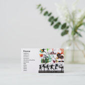 23425, Name, Anschrift 1, Anschrift 2, Kontakt 1,  Visitenkarte (Stehend Vorderseite)