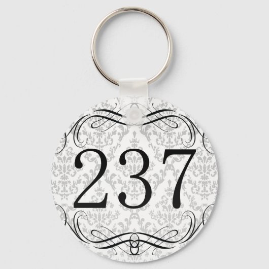 237 Flächencode Schlüsselanhänger (Vorderseite)