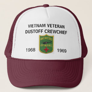 237th DUSTOFF CREWCHIEF MASCHEN-HUT Truckerkappe