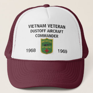 237th DUSTOFF FLUGZEUG-KOMMANDANT MESH HAT Truckerkappe