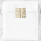 238239 Roggen Quadratischer Aufkleber (Tasche)
