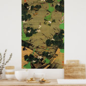 23. 池 辺 群 図, 若 Leben mit Teich, Jakuchū 虫 Poster (Küche)