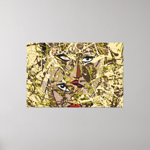 23_006, Splattered Paint Art Leinwanddruck