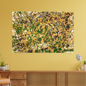 23_008, Splattered Paint Art Leinwanddruck (Insitu (Wohnzimmer))