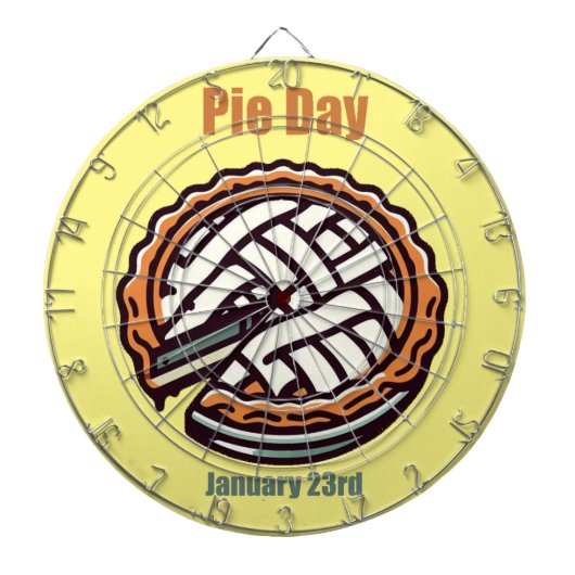 23.01. - Pie Day Dartscheibe (vorne)