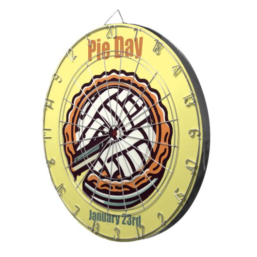 23.01. - Pie Day Dartscheibe (Vorderseite rechts)