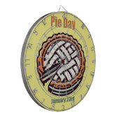 23.01. - Pie Day Dartscheibe (Vorderseite Links)
