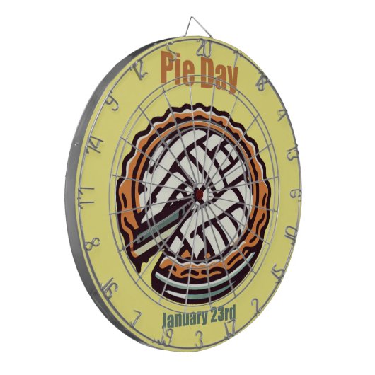23.01. - Pie Day Dartscheibe (Vorderseite Links)