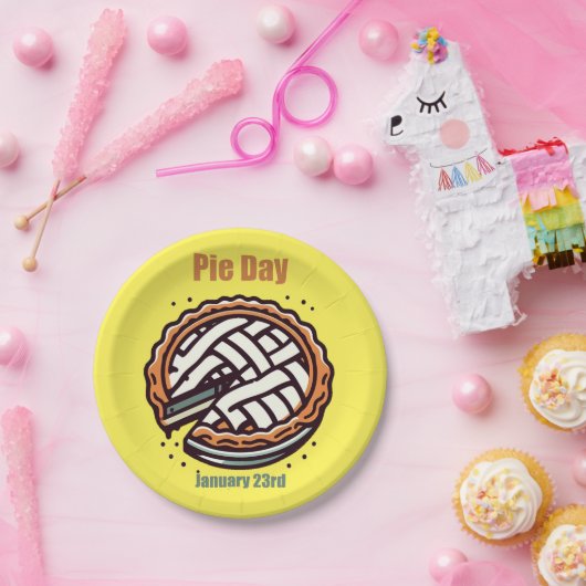23.01. - Pie Day Pappteller (Party)