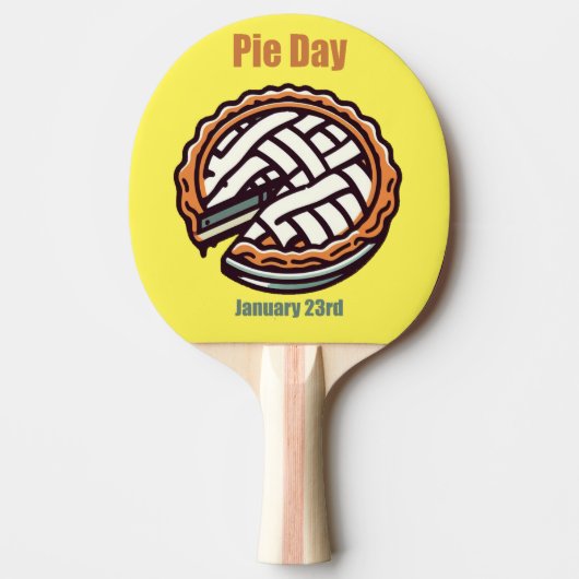 23.01. - Pie Day Tischtennis Schläger (Vorderseite)