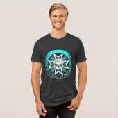 23:14 PTSD Krieger 1 Tri-Blend Shirt (Vorderseite voll)