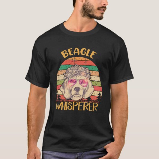 23 Beagle-Flüsterer Beagle T-Shirt (Vorderseite)