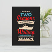 23.Boating for a Boat Fan Boating Save The Date (Stehend Vorderseite)