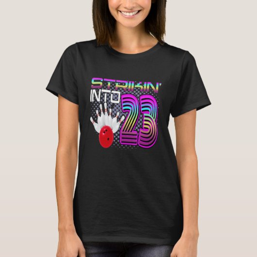 23 Bowling Bowler 23. Geburtstag Cele T-Shirt (Vorderseite)
