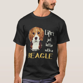 23 Das Leben ist einfach besser mit einem Beagle T-Shirt