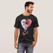 23 Drip Heart GS Pinksicle 5s Matching T-Shirt (Vorne ganz)