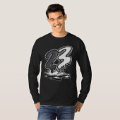 23 Drip Low Panda Schwarz Weiß Passend T-Shirt (Vorne ganz)