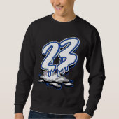 23 Drip Retro Stealth 5s Matching Sweatshirt (Vorderseite)