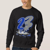23 Drip True Blue 1s Matching Sweatshirt (Vorderseite)