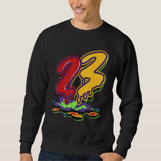 23 Drip What The 5s Matching Sweatshirt (Vorderseite)