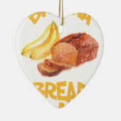 23. Februar - Bananenkuchen-Tag Keramikornament (Rechts)
