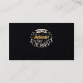 23.Funny Im Barkeeper nenne ich die Schießereien B Visitenkarte (Vorderseite)