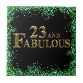 23. Geburtstag Fliese (Vorderseite)