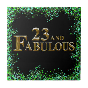 23. Geburtstag Fliese