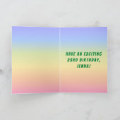 23. Geburtstag — Fun Cake & Candles, w/Individuell Karte (Innenseite)