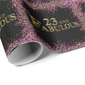 23. Geburtstag Geschenkpapier (Rolleneckpunkt)