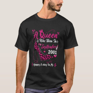 23. Geburtstag High Heel Eine Königin war im Septe T-Shirt
