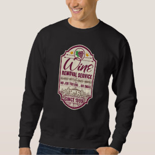 23. Geburtstag I Label Wine Decanter I Weinentnahm Sweatshirt