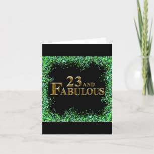 23. Geburtstag Karte