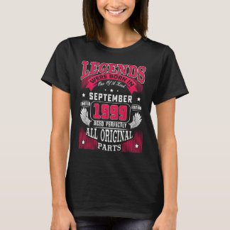 23. Geburtstag  Legenden, die im September 1999 ge T-Shirt