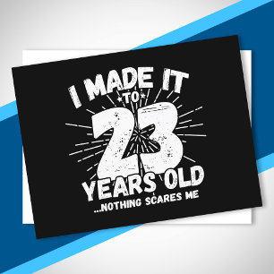 23. Geburtstag - Lustiges 23. Geburtstags-Meme Postkarte