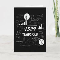 23. Geburtstag Platz Root Mathe 23 Jahre alt Tag