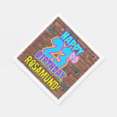 23. Geburtstag ~ Spaß, Urban Graffiti Inspiriert L Serviette (Ecke)