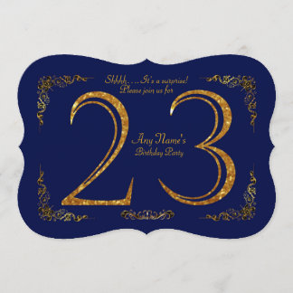 23., Geburtstags-Party 23., großes Gatsby, Marine Einladung