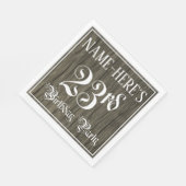 23. Geburtstagsparty - Extravagantes Drehbuch, Imi Serviette (Ecke)