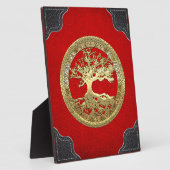 [23] Golden Celtic Tree of Life Fotoplatte (Seite)
