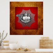 23. Grad: Der Ritter des Valors Poster (Küche)