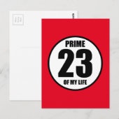 23 - Hauptsaison meines Lebens Postkarte (Vorne/Hinten)