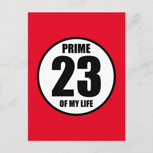23 - Hauptsaison meines Lebens Postkarte (Vorderseite)