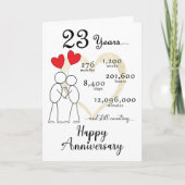 23. Hochzeitskarte mit Herzblasen Dankeskarte (Vorderseite)