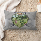 23. Hochzeitstag Foto Claddagh Lumbar P Lendenkissen (Decke)