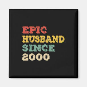 23. Hochzeitstag für Him Epic Husband Sinc Magnet