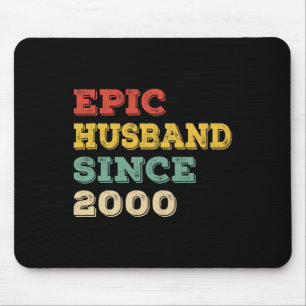 23. Hochzeitstag für Him Epic Husband Sinc Mousepad