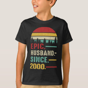 23. Hochzeitstag für Him Epic Husband Sinc T-Shirt